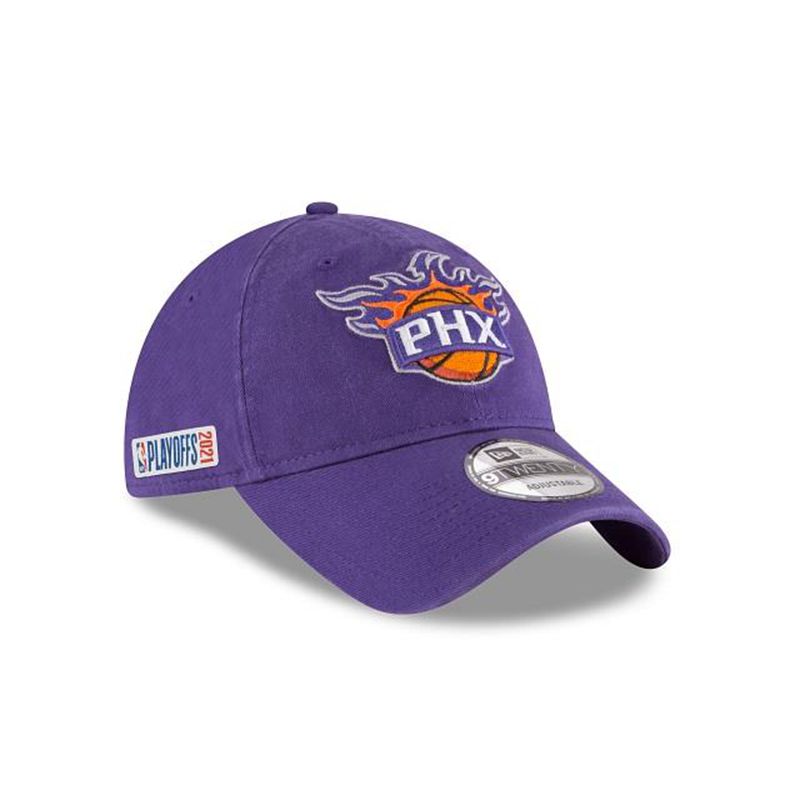 NBA Phoenix Suns Playoff Side Patch 9Twenty Adjustable (QMG9707) - Orange New Era Caps